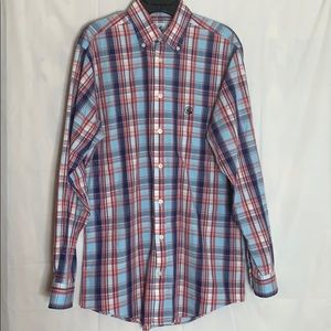 Southern Proper size sm (red &blue) plaid shirt